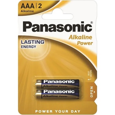 Panasonic LR03APB/2BP 1, 5V AAA алкална постоянна микробатерия за моливи 2 бр. в опаковка LR03APB-2BP (LR03APB-2BP)