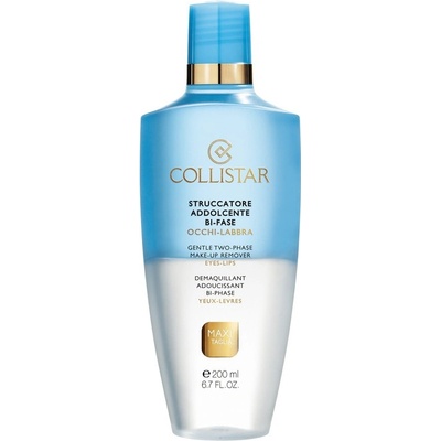 Collistar Gentle Two-Phase Make-up Remover dvoufázový odličovač voděodolného make-upu pro oči a rty 200 ml