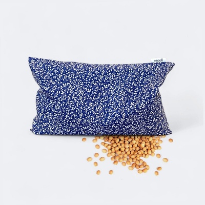 GADEO nahřívací třešňový polštářek LÍSTEČKY modrá 18 x 28 cm – Zboží Dáma