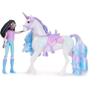 Spin Master Академия на еднорозите: Куклата Лейла и еднорога Глейсиър (6066849)