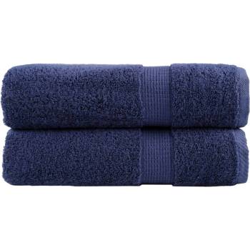 vidaXL Премиум кърпи за душ SOLUND 2 бр. тъмносини 70x140 см 600 г/м2 (137260)