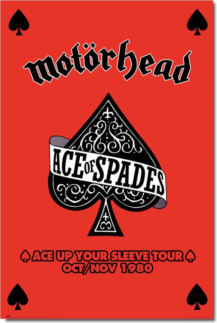 NNM постер Motörhead - ACE UP YOUR SLEEVE TOUR - GPE5710
