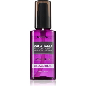 KUNDAL Macadamia Ultra Serum English Rose регенериращ серум за масло за увредена коса 100ml