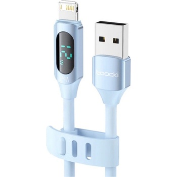 Toocki TQ-X55 nabíjací a dátový USB-A na Lightning 1m modrý