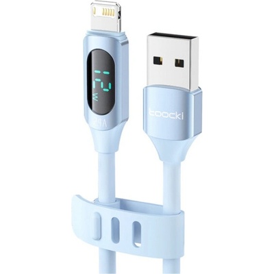 Toocki TQ-X55 nabíjací a dátový USB-A na Lightning 1m modrý