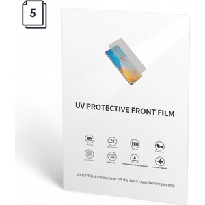  Защитно фолио на лист No brand, Hydrogel, 5pcs, For plotter, UV PET, Clear, 180um, 120x180mm - 52738 (DE-52738)