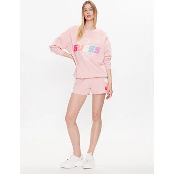 Guess dámské kraťasy EDWINA SHORT V3GD11FL04P-G66B Růžový