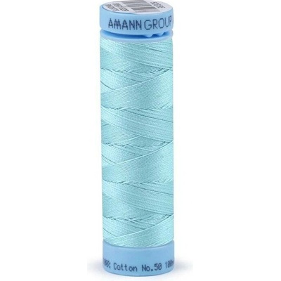 Bavlněné nitě 100 m Etiketní č.50 Triana Amann 0229 Blue Curacao