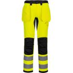 Portwest wx2 eco hi-vis cd889 / Светлоотразителни еко панталони с джобове - hv Жълто/Черно uk 40/eu 56 (cd889ybr40)