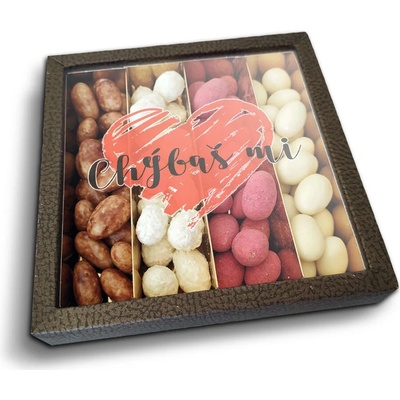 Sablio Mandle v čokoláde Chýbaš mi 2 4 x 80 g