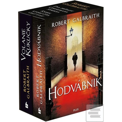 Robert Galbraith - pseudonym J. K. Rowlin Volanie Kukučky, Hodvábnik - BOX KNI
