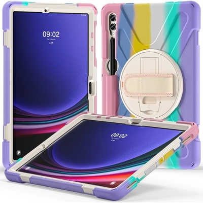 Vsetkonamobil 65148 SOLID Odolný kryt pre Samsung Galaxy Tab S9+ / S10+ RAINBOW