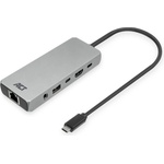 ACT AC7095 USB-C-HDMI докинг станция, 4K / 8K 30Hz, 2.5G LAN, 10G, USB-C/A (AC7095)