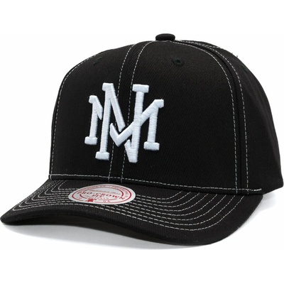 Mitchell & Ness Branded Baseline -Pro Crown Snapback Black