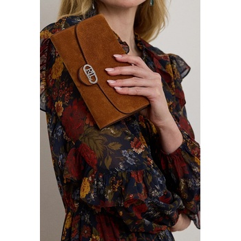 Ralph Lauren Велурена чанта Lauren Ralph Lauren в кафяво 432980761 (432980761)