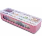 Melii Кутия за закуски Melii Luxe - С 4 отделения, Berry (ML22490)