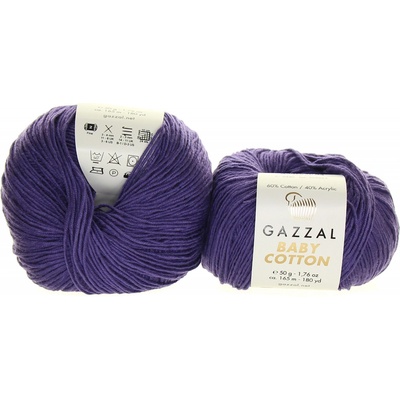 Gazzal Baby Cotton 3440 fialová