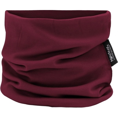 Neutral kruhový šál z organickej bavlny bordeaux