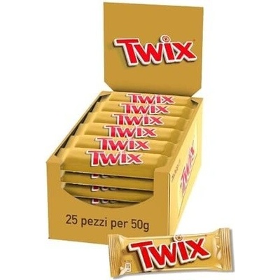 Mars Twix tyčinky 25 x 50 g