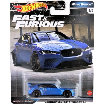 Mattel Hot Wheels Premium Fast and Furious Jaguar XE SV Project 8