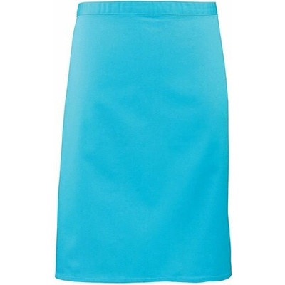 Premier Workwear Pracovní zástěra středně dlouhá PR151 Turquoise Pantone 312 70x50cm
