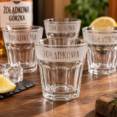 Huizhou Haiswei Daily Necessities Co. Ltd. Sklenený pohár Casablanca Wódka Żołądkowa Gorzka 270 ml