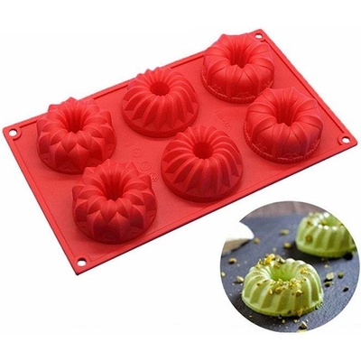 Cakesicq Silikónová forma na mini bábovky 30x17cm