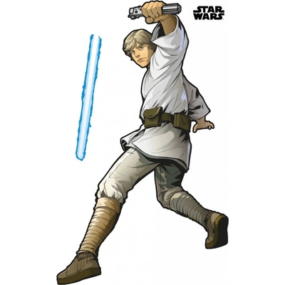 Komar Samolepicí vliesová fototapeta Star Wars XXL Luke Skywalker rozměry 127 x 200 cm