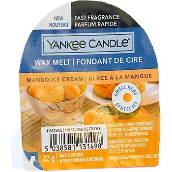 Yankee Candle Mango Ice Cream ароматизиран восък 22 гр