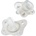 Chicco Силиконови залъгалки Chicco - Mini Soft Glow in the Dark, 2-6 м, асортимент (N0369)