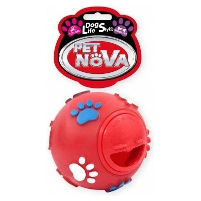 Pet Nova Snack ball červený 7,5 cm