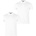 Donnay Мъжка блуза с яка Donnay Two Pack Polo Shirts Mens - White