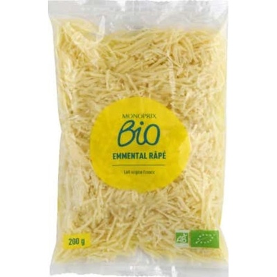 Monoprix Biologique BIO Strouhaný ementál 200 g