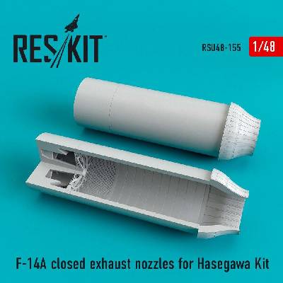 Hasegawa Reskit F-14ATomcat closed exhaust nozzles for kit 1:48