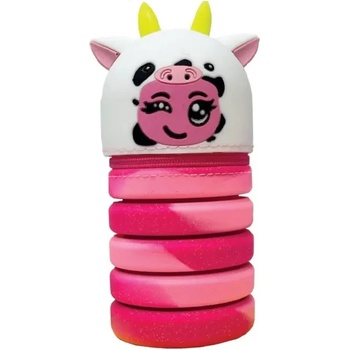 Mitama Гумен несесер mitama extendable, разтягащ се, бяла крава