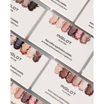 INGLOT PlayInn Eyeshadow Palette палитра сенки за очи цвят Fizzy Toffee 7.6 гр