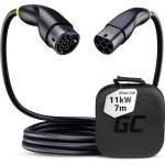 Green Cell EVKABGC04 Snap Кабел Тип 2 за зареждане на EV 11kW 7m за Tesla Model 3 S X Y, Kia EV6, VW ID. 4, ID. 5, BMW i4, iX, Ford Mach-E (EVKABGC04)