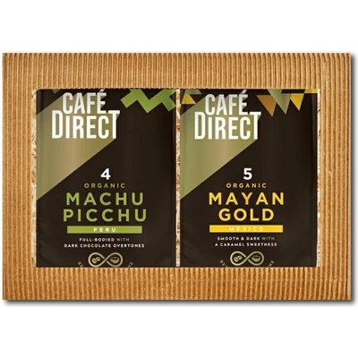 Cafédirect Machu Picchu BIO a Mayan Gold SCA 82 mletá 2 x 200 g