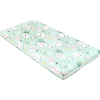 Kikka Boo Матрак Fantasia Plus 60x120x6см Clouds Mint (kikka-41107030028)