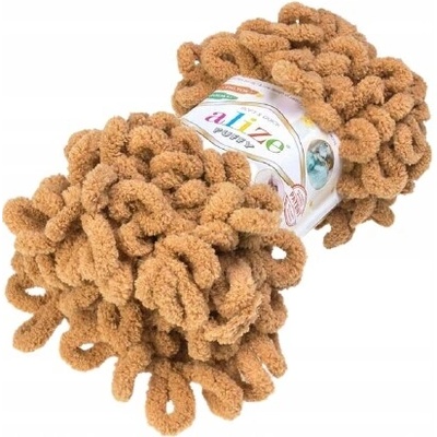 Priadza Alize Puffy 179 karamelová, 9 m