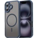 Techsuit Калъф за iPhone 16 Plus - HaloFrost II MagSafe - Тъмно Blue (KF2350983)