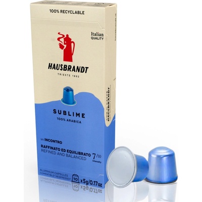 Hausbrandt Sublime 100% arabica do Nespresso 10 ks