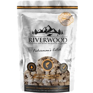 RIVERWOOD Salmon with White fish - лакомство за куче със сьомга и бяла риба 200 гр