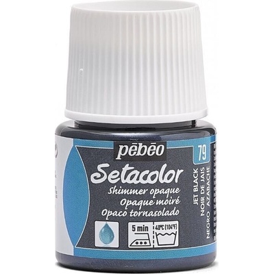 Pébéo Setacolor farba na látky 79 jet black 45 ml