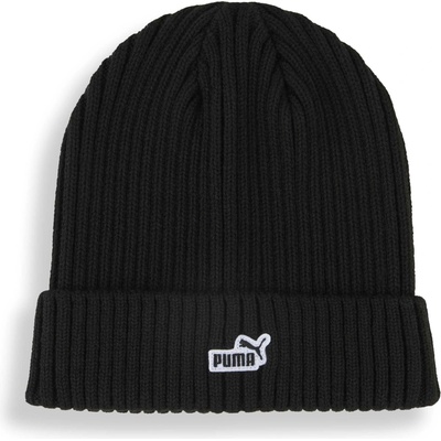 Puma ESSENTIALS PATCH MID CROWN beanie čierna biela