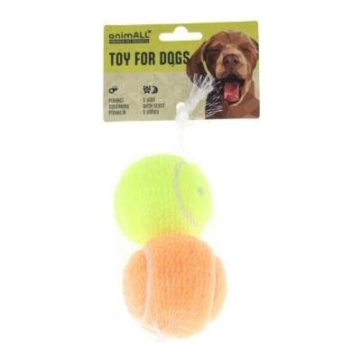 AnimALL Dog Míček tenisový vanilka a banán 6,5 cm 2 ks