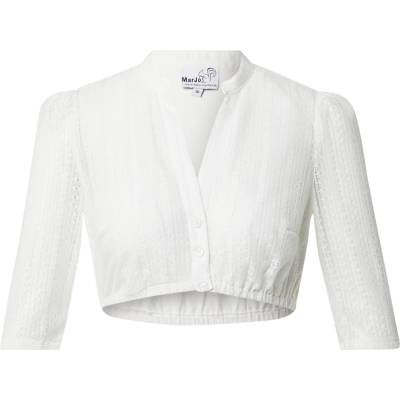 MarJo Блуза в традиционен стил 'Emma-Linda' бяло, размер 42