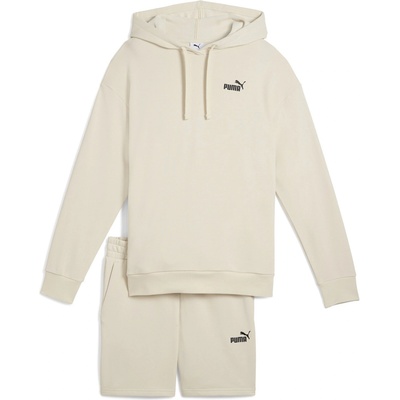 PUMA Дамски анцуг Puma Short Hooded Relaxed Sweat Suit 7 T Tracksuit Womens - Alpine Snow