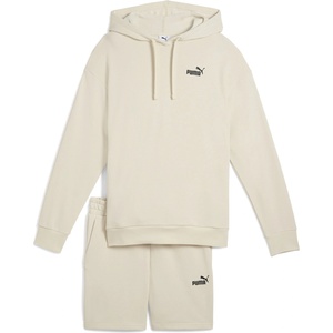 PUMA Дамски анцуг Puma Short Hooded Relaxed Sweat Suit 7 T Tracksuit Womens - Alpine Snow