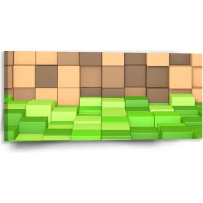 Obraz Blocks 3D 110x50 cm